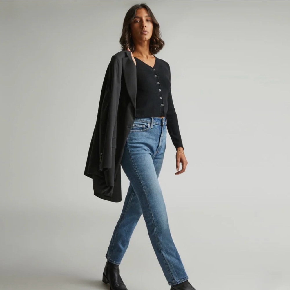 Everlane Jeans Women's The Original Cheeky Jean Size 27 R  Light Wash High Rise
